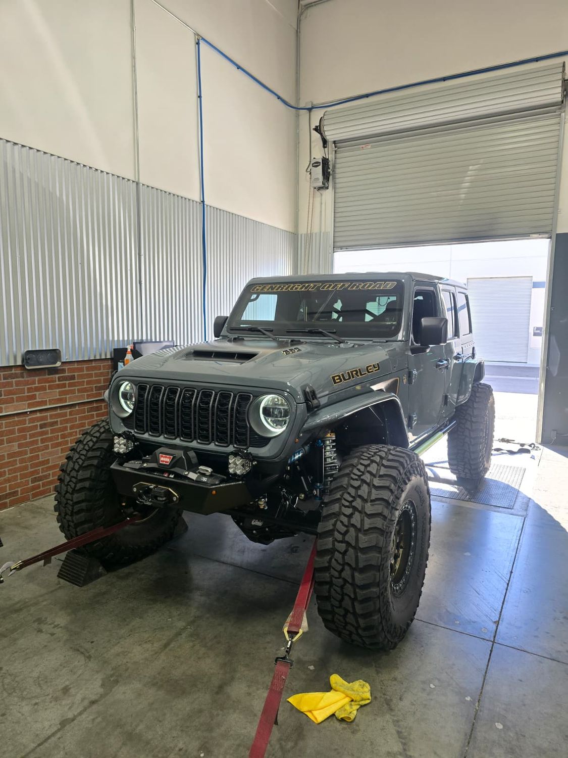 Jeep Wrangler Rubicon 392 on the Dynojet chassis dyno at Tune Guru in Simi Valley, California