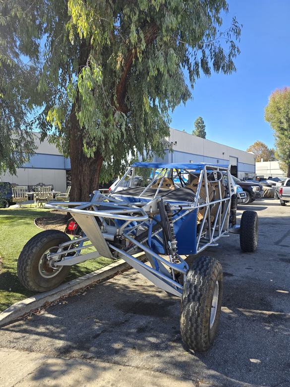Sand rail off-road buggy prepared for engine tuning